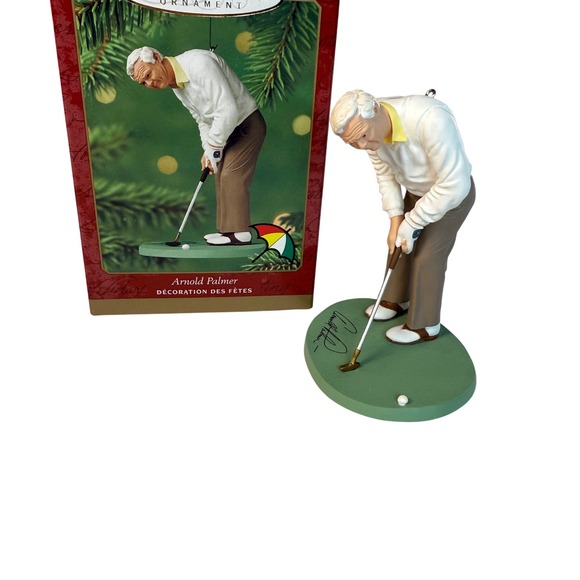 Hallmark Keepsake Ornament Arnold Palmer Golfer Putting 2000 VTG Collectible - Picture 2 of 5